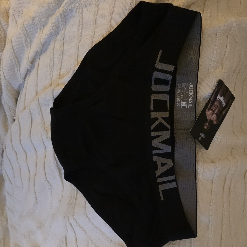 JOCKMAIL Black Men's Boxer Briefs